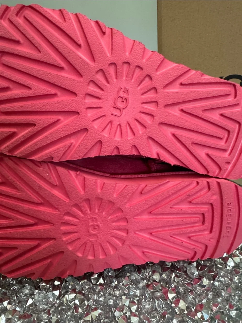 UGG Pink Suede Classic ultra Mini Bootie NEW 9